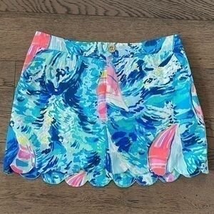 Lilly Pulitzer Scalloped Mini Skirt